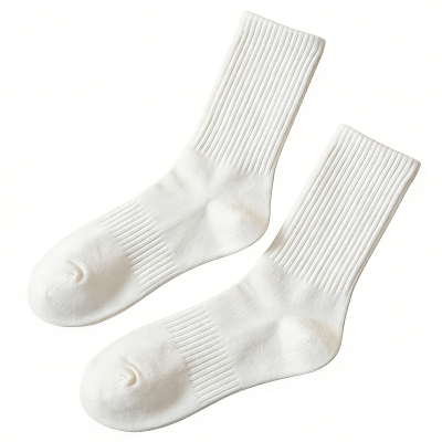 纯棉毛巾底运动袜(5双)透气吸汗