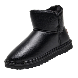 冬季新款雪地靴男鞋加绒加厚保暖舒适棉鞋东北户外旅游舒适雪地棉