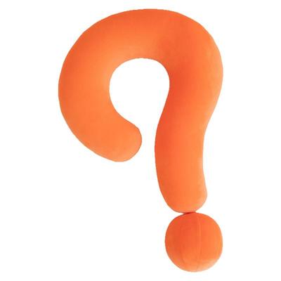 ROOOOMeps颗粒可爱创意问号抱枕