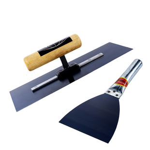 铁柄油灰刀锰钢无钉抹子泥板批灰清洁铲油漆腻子刀地坪漆镘刀推刀