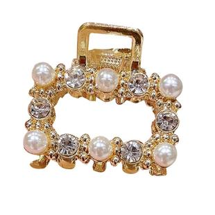 半扎发发夹女后脑勺发卡2025新款高端小抓夹高级感小号夹子头饰