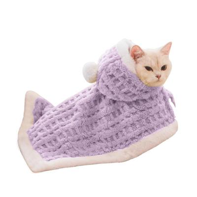 丁可猫咪披风衣服睡衣秋冬保暖
