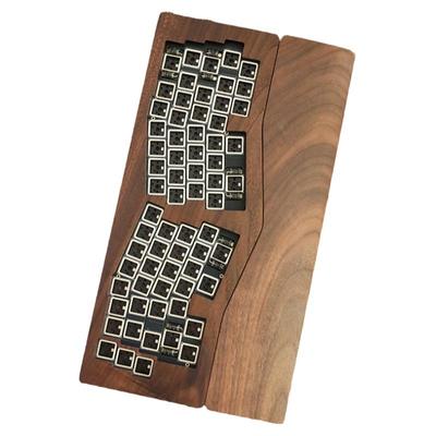 机械键盘热插拔胡桃木GX67Alice