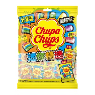 珍宝珠迷你酸条酸棒256g水果味软糖啫喱糖彩虹糖儿童零食喜糖包装