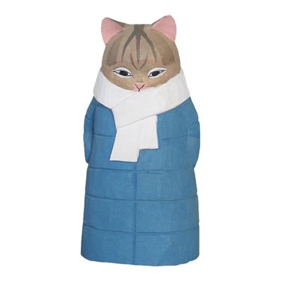 Chumfun木雕动物摆件创意装饰可爱萌趣动物礼品送朋友