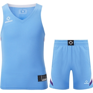 准者儿童篮球服套装中小学生透气速干运动训练队服专业定制球衣