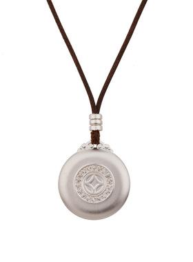 顺庆银楼足银999福财珮吊坠项链