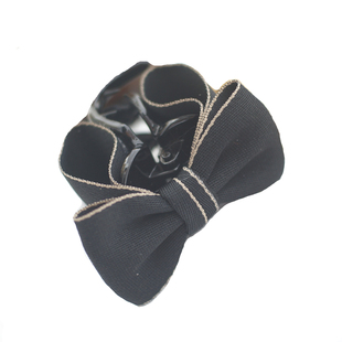 日本发饰品缎带蝴蝶结小号发抓夹秋冬中号盘发夹韩国马尾夹鲨鱼夹