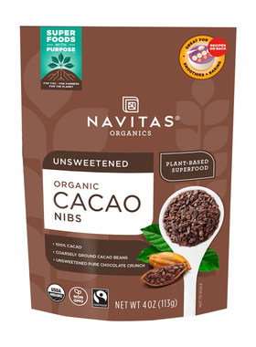 美国Navitas未碱化生可可豆碎