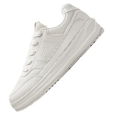 安踏女鞋板鞋厚底透气运动鞋女