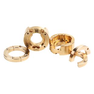 TRX4桥边配重块 竞技款 轴边转向配重 铜块黄铜配重 单边122g