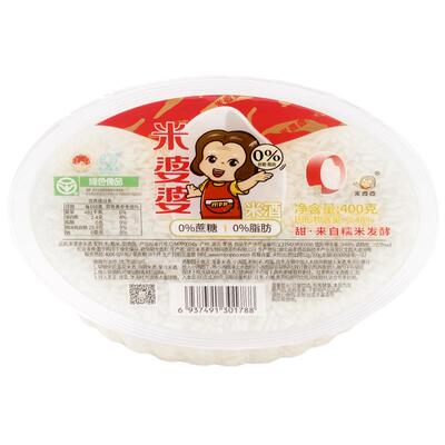 米婆婆孝感米酒400g*6盒甜酒酿糯米酒酿醪糟月子孝感特产绿色食品