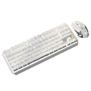 前行者等高线机械键盘鼠标套装无线侧刻87电脑台式电竞游戏专用