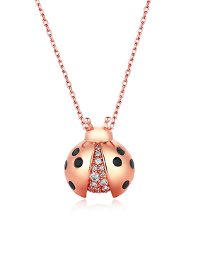 宝卡美瑞七星瓢虫项链女学生甜美