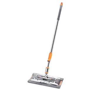 夹布拖把夹毛巾抹布拖布家用平板地板清洁一拖净2023新款金属材质