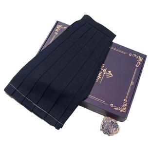 姬物语36cm狗短JK超短裙制服纯色毕业照黑色百褶裙女夏学院风灰色