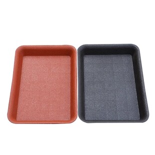 长方形花盆托盘加厚塑料接水盘多肉花托底盘树脂花盘盆景底座底托