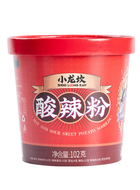 小龙坎酸辣粉12桶装重庆正宗红薯粉麻辣粉丝方便速食米线即食米粉