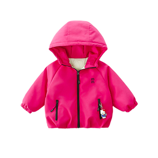 女童轻薄羽绒服冬季洋气保暖白鸭绒儿童棉服纯色女孩短款宝宝外套