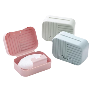 便携式旅行香皂盒带盖肥皂盒密封家用洗衣卫生间学生宿舍用皂盒