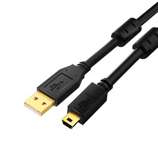 miniusb数据线t型口充电线迷你USB行车记录仪老人机老年机老式手机mp3安卓梯形接口电源旧款usbmini单反相机