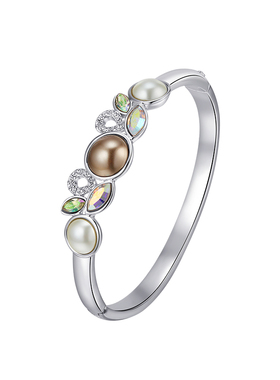 伊泰莲娜女合金仿珍珠轻奢手镯