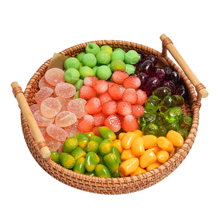 萌化了!剥皮软糖 芒果荔枝益生菌白桃青柠味糖果网红零食等一味