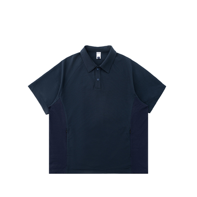 速干凉感日系基础纯色polo短袖男