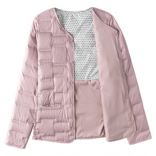 雅鹿石墨烯羽绒内胆羽绒服女款2025秋冬新款修身保暖内外可穿新品