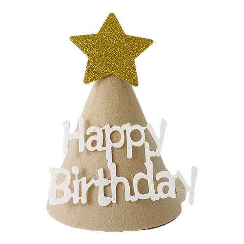 ins风生日帽儿童小朋友韩系布置头饰毛毡派对帽拍照道具装饰