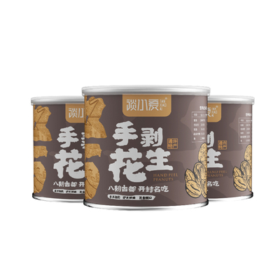 谈小爱开封炒花生手工剥壳豆乳味