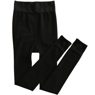 SK9916加大版光腿面膜裤贵妇养肤袜秋冬踩脚加绒保暖加肥大码胖MM