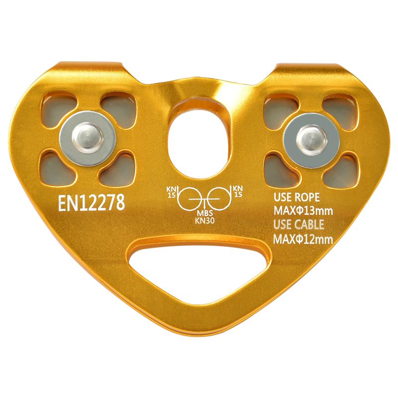 溜索双滑索滑轮组索道滑轮高空运输设备吊运横渡钢缆绳索轴承滑轮