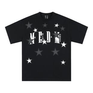 MEDM潮牌主线“周年星星系列”短袖T恤男夏季美式复古休闲体恤女