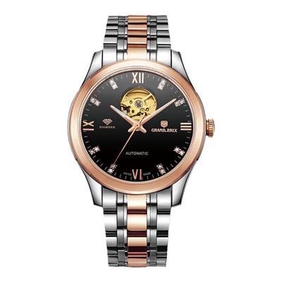 【瑞士正品】格林K金镂空机械表