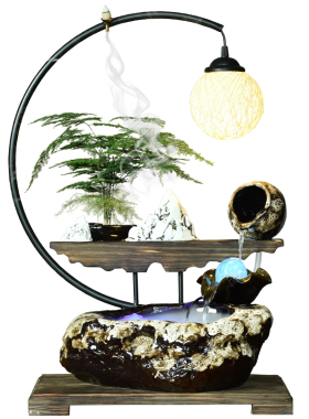 风水轮流水生财摆件桌面开业礼品