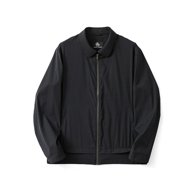 商务休闲男士真丝羊毛夹克翻领