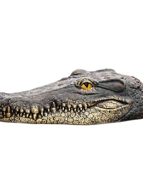 鳄鱼头庭院池塘漂浮动物摆件