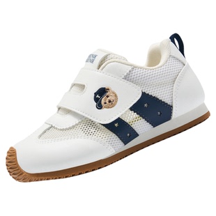 TeenieWeenie小熊童鞋网布低帮运动鞋夏季德训鞋魔术贴透气男女宝