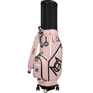 PGM 高尔夫球包女新款飞机航空包四轮托运女士硬壳伸缩旅行球杆袋