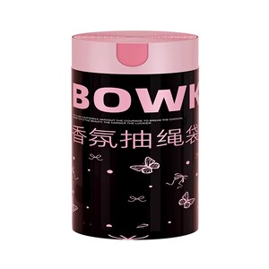 家用抽绳印花垃圾袋加厚手提式加厚厨房宿舍办公室专用香氛垃圾袋