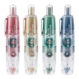 按动点点胶修正带式高粘度无痕不留胶学生用错题粘贴点状双面胶透明胶带儿童手工点胶笔贴纸手账胶带文具