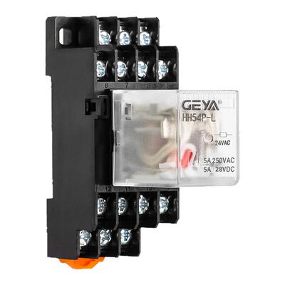 HH52小型中间继电器220v交流24v