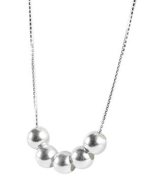 925银项链女锁正品设计纯手工