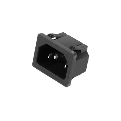 嵌入式电源插座10a黑色三脚