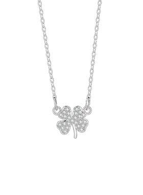 JUSONGKLEIN四叶草锆石项链