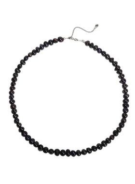 Idokawa大溪地色黑珍珠锁骨链