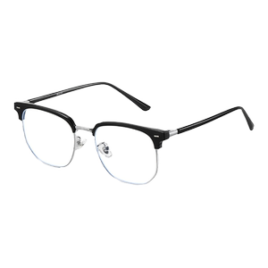 海澜之家半框近视眼镜斯文潮流