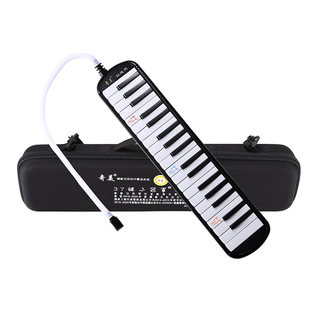 奇美口风琴37键32键初学者小学生专用演奏课堂乐器儿童口吹QM37A