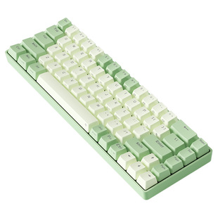 BOW 无线双模蓝牙热插拔机械键盘外接ipad笔记本电脑红轴茶轴68键